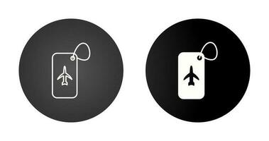 Luggage Tag Vector Icon