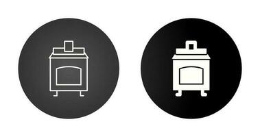 Coal Furnace Vector Icon