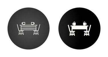 Dining Table Vector Icon