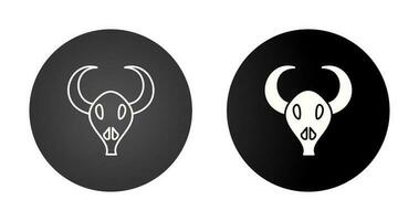 Bull Horns Vector Icon