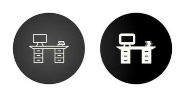 Working Desk Vector Icon