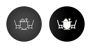 Dinner Table Vector Icon