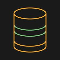 icono de vector de base de datos