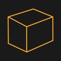 Cube Vector Icon