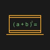 Online Formula Vector Icon