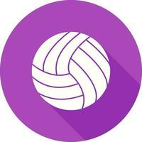 icono de vector de pelota de voleibol