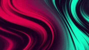 pink and blue color wavy pattern and glossy lines background video