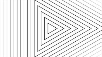 Animated black color Triangular shaped repeating pattern background video