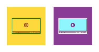 Video Player Vector Icon