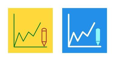 Drawing Graphs Vector Icon