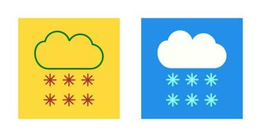 Snowing Vector Icon