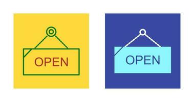 Open Tag Vector Icon