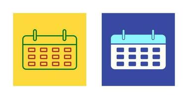 icono de vector de calendario