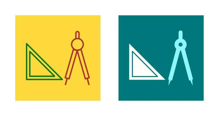 Geometry Tools Vector Icon