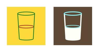 Water Glasses Vector Icon