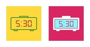 Digital Clock Vector Icon