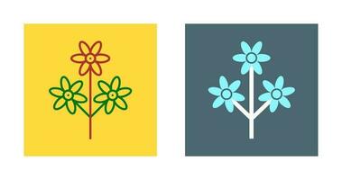 Flower Branch Vector Icon