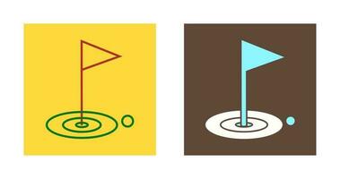 icono de vector de golf