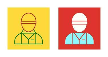 Industry Worker Vector Icon