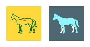 icono de vector de caballo