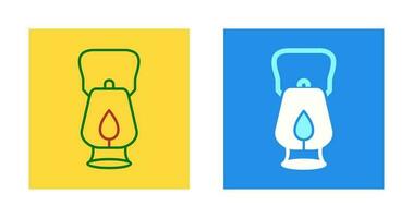 icono de vector de lámpara de aceite