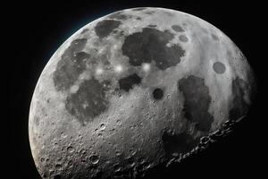 moon close up illustration photo