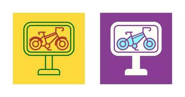 Bike Lane Vector Icon