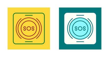 Emergency Button Vector Icon