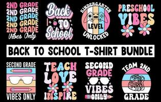 Back to school t-shirt bundle vector, Hello Kindergarten T-Shirt set, welcome back to school, hello kindergaten vector