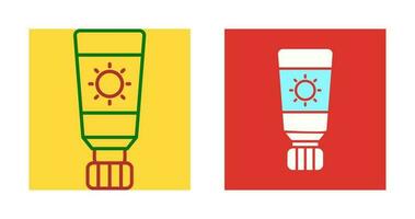 Sunscreen Vector Icon