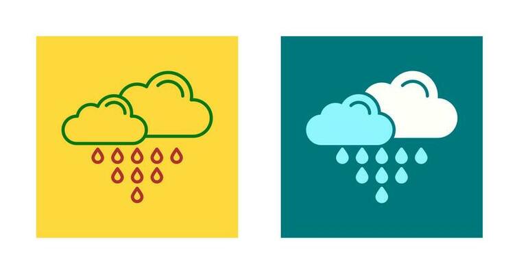 Acid Rain Vector Icon