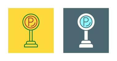 Parking Sign Vector Icon