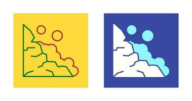 Landslide Vector Icon