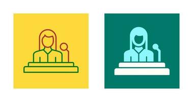 Lectern Vector Icon