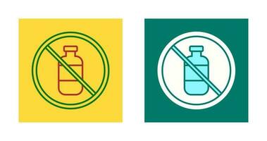 No Liquids Vector Icon