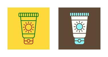 Sun Cream Vector Icon