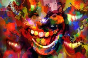 international world laughing day abstract illustration photo