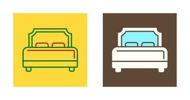 Hotel Bed Vector Icon