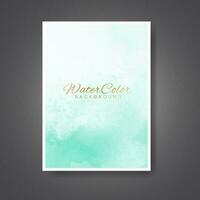 Cards with watercolor background. Design for your cover, date, postcard, banner, logo. vector