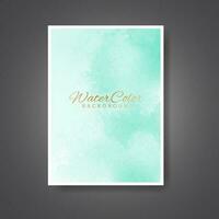 Cards with watercolor background. Design for your cover, date, postcard, banner, logo. vector