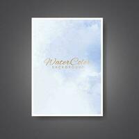 Cards with watercolor background. Design for your cover, date, postcard, banner, logo. vector