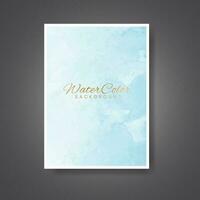 Cards with watercolor background. Design for your cover, date, postcard, banner, logo. vector