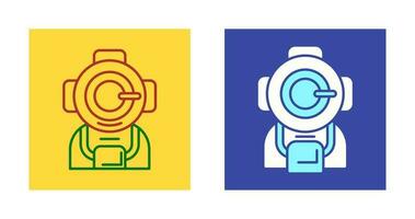 Diving Helmet Vector Icon