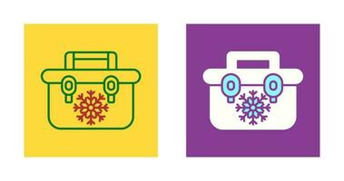 Portable Fridge Vector Icon