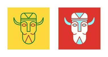 African Mask Vector Icon