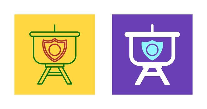 Security Presentation Vector Icon