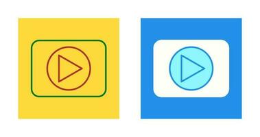Play Button Vector Icon