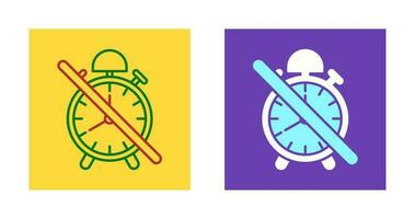 No Alarm Vector Icon