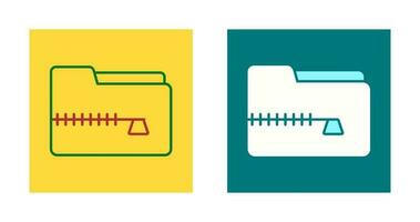 Zip File Vector Icon