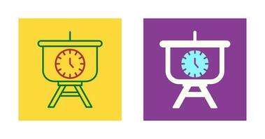 Time Manage Presentation Vector Icon